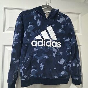Adidas Men's Navy Camo Hoodie